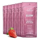 Village Naturals Therapy Glow Concentrated Mineral Bath Soak, Moroccan Melody Scent, 2 oz, Pack of 12
