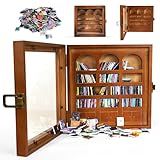 WifePro Anxiety Bookshelf – Mini Books Display for Stress Relief and Fun Decor, Perfect Decorative Miniature Library for Book Lovers, Ideal for Home Decor, Office Décor, and Thoughtful Gift - Walnut