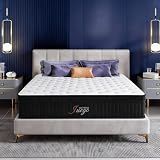 Juego 14 Inch King Size Mattress，Cooling Hybrid Mattress for All Sleepers