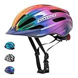Kids Helmet Exclusky Bike Helmet for Kids Child Boys Girls Bicycle Helmet Age 5-13 Adjustable Cycle Helmet 50-57cm