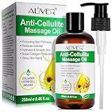 Body Oil Naturals Anti Cellulite Massage Oil, for Skin Tightening, Massage Oil for Massage Therapy Assists with Firming, Moisturizes Skin -8.46 fl.oz