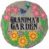 Spoontiques - Garden Décor - Grandma’s Garden Stepping Stone - Decorative Stone for Garden