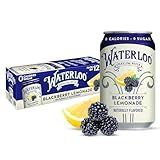 Waterloo Sparkling Water, Blackberry Lemonade Naturally Flavored, 12 Fl Oz Cans, Pack of 12 | Zero Calories | Zero Sugar or Artificial Sweeteners | Zero Sodium…