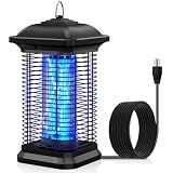 AMUFER Bug Zapper Outdoor, 18W & 4400V, 1/2 Acre Coverage, 5.5ft Cord