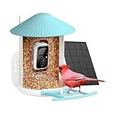 NETVUE by Birdfy Smart Feeder with Camera, Watching, Auto Capture Bird Videos & Motion Detection, Wireless Camera Ideal Present for Bird Lover (Solar Blue)