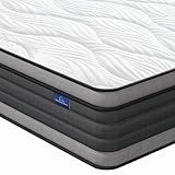 Vesgantti Cal King Mattress, 10 Inch Hybrid Cal King Size Mattress with Memory Foam and Individually Pocket Spring, Pressure Relief and Supportive, Medium Firm Feel, Mattress in a Box