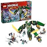 LEGO NINJAGO Lloyd's Jet Mech Building Toy - Model Building Kit for Boys & Girls, Ages 9+ - Transforming Playset for Kids W/ 5 Ninja Toy Minifigures - Dragons Rising Gift Idea for Birthdays - 71845