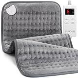 Heating Pad for Back, Neck, and Shoulder Pain Relief, Electric Heat Pad with 6 Heat Levels, Moist Heat Option, Auto Shut-Off, Birthday Christmas Gifts for Women Men Mom Dad Grandma, Gifts for her