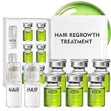 Advanced Hair Regrowth Treatment System - Ginseng, Eclipta Prostrata, Peppermint & Ginger Root, Scalp Nourishing Serum, Hair Renewal Kit Supports Thicker-Looking, Stronger Hair for Men & Women
