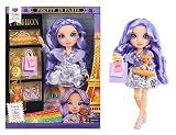 Rainbow High Pretty in Paris Fashion - Violet Willow (Purple), Rainbow 11" Fashion Doll with Outfit, Stylish Handbag, Girls Toy Gift for Kids Ages 4-12 Years