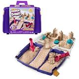 Kinetic Sand Folding Sandbox Set, Moldable Play Sand Sensory Toys, Ages 3+