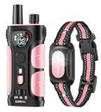 SLOPEHILL Dog Shock Collar,4200FT Dog Training Collar with Remote,Pink