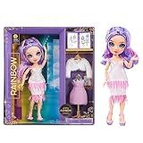Rainbow High Fantastic Fashion Violet Willow - Purple 11” Fashion Doll and Playset with 2 Complete Doll Outfits, and Fashion Play Accessories, Great Gift for Kids 4-12 Years Old