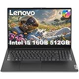 Lenovo Laptop Computer for Business and Student, 15.6" FHD, Intel i5-13420H (> i7-1355U), 16GB RAM, 512GB SSD, V Series Beat Ideapad, Webcam w/Shutter, RJ-45, Numeric Keypad, Black, Windows 11 Pro