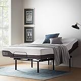 Lucid L150 Adjustable Base – Bed Frame with Head and Foot Incline – Wireless Remote Control – Premium Quiet Motor, Queen size
