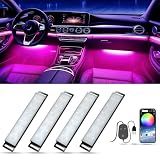 Car LED Lights Interior,RGB Interior Car Lights with App Control&Music Sync