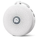 Dreamegg Portable Noise Machine for Baby Adult, Features Powerful Battery, 21 Soothing Sound, Noise Canceling for Office & Sleeping, Sound Therapy for Home, Travel, Registry Gift, Classic White