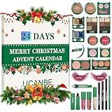 Makeup Advent Calendar 2025, 24 Days Christmas Makeup Gift Set for Adult Women & Teen Girls, UCANBE 2025 Xmas Countdown Calendar Beauty & Cosmetics Holiday Surprise Make Up Gift Kits for Women Full Kit