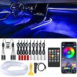Interior Car Lights, 9 in 1 RGB Ambient Lighting Kit APP/Remote Control