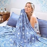 Ailemei Direct Cooling Throw Blanket with Double Sided Cold Effect, Lightweight Breathable Summer Coastal Theme Bed Blanket, Transfer Heat to Keep Body Cool for Hot Sleepers Night Sweats,50"x70"