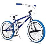 vollsch Freestyle BMX Bikes 20 Inch Kids Bicycle for 8-15 Years Old Teens, Boys, Girls, Beginner-Lever Riders, Blue