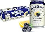 Waterloo Sparkling Water, Blackberry Lemonade, 12 Fl Oz Cans (Pack of 12)