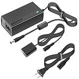 Kimaru NP-FW50 Dummy Battery AC-PW20 Power Supply Adapter Kit for Sony ZV-E10 A6400 A6000 A6100 A6300 A6500 A7 A7R A7II A7RII A7S A7SII A5100 A5000 RX10II RX10III RX10IV Cameras