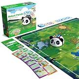 Apitor Robot Panda Coding Robot Activity Set - 48 Pieces, Screen-Free STEM Learning Toy with Smart Sensing & Loops, Educational Programming Gift for Kids Ages 4-5