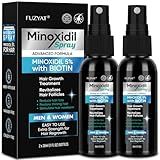 5% Minoxidil for Men Hair, Minoxidil for Women Hair Growth, Minoxidil Hair Growth Spray 2PCS.