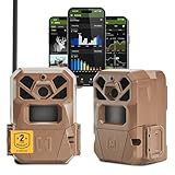 Moultrie Edge 2 Cellular Trail Camera - Auto Connect Nationwide 4G LTE - On Demand 36MP Photo - 1080P Video with HD Audio - 100 Ft Detection Range - Low Glow Flash