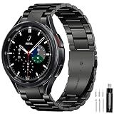 GOLDTOLUCK No Gap Stainless Steel Band Compatible with Samsung Galaxy Watch 8 7 6 5 4 Classic FE Pro 40mm 44mm 46mm 43mm 47mm 45mm 42mm Replacement Men Women Milanese Metal Elegant Casual