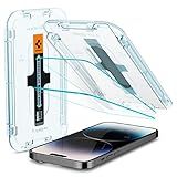 Spigen Tempered Glass Screen Protector [GlasTR EZ FIT] designed for iPhone 14 Pro [Case Friendly] - Sensor Protection / 2 Pack