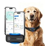 DBDD GPS Dog Tracker with Subscription,Virtual Fence&Health Monitor,IP67,BK