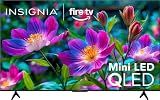 Insignia 55" Class F70 Series 4K UHD HDR QLED Mini-LED Smart Fire TV, Voice Remote with Alexa, Stream Live TV Without Cable