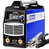 RILAND ARC 200Pro Stick Welder, 2026 Newest [Large LED Display] ARC/Lift TIG Welding Machine with Synergic Control, IGBT Inverter Portable MMA Welder Machine with Hot Start, Arc force and Anti-Stick
