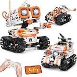 Kyanio STEM Robotics Kits for Kids Ages 8-12 8-14 Year Old, 3 in 1 Remote/APP Control & Programming Robot Building Set, Toy Coding Science Projects, Birthday Gift Ideas for 8 9 10 11 12+ Boys