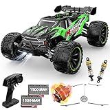 1:14 Scale RC Cars for Adults, 40+KPH High Speed Remote Control Car RC Truggy, 4x4 Off-Road Remote Control Truck, All Terrain Waterproof Electric Car for Snow, Sand, Beach with 2 x 2S Batteries