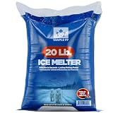 Ice Melt Safer for Concrete, 20 lb Bag Snow Salt, Sidewalk & Driveway Salt