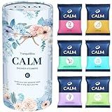 TranquilBliss Shower Steamers 6 Count, Scented Shower Bombs with Organic & Natural Fragrance, Self-Care & Relaxation Birthday Gifts for Women Who Have Everything - Valentine's Day Presents