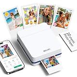 Nelko PP01 Photo Printer, 2x3 Portable Photo Printer, Mini Printer, White