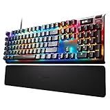 SteelSeries Apex Pro HyperMagnetic Gaming Keyboard — Adjustable Actuation — OLED Screen — RGB – USB Passthrough