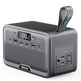 Daran Portable Power Station 89.6Wh LiFePO4 Battery 100W(200W Peak) Solar Power Bank, Portable Charger Small Generator with AC Outlets & PD Fast Charging for Home/Laptop/Camping(Solar Panel Optional)