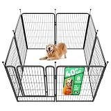 FXW Rollick Dog Playpen, Indoor, Yard & RV Camping, 40"H, 8 Panels