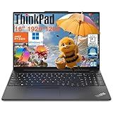 Lenovo ThinkPad E16 Gen 2 Business Laptop Computer, AMD 8-Core Ryzen 7 7735HS (Beat i7-1355U), 32GB DDR5 RAM, 1TB PCIe SSD, 16" FHD+, WiFi 6E, Backlit KB, Fingerprint Reader, Windows 11 Pro, vent-hear