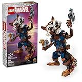 LEGO Marvel Rocket & Baby Groot Minifigure, Guardians of The Galaxy Inspired Marvel Toy for Kids, Buildable Action Figure for Play and Display, Gift for Boys and Girls Ages 10 and Up, 76282