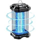 Jawlark Bug Zapper Outdoor, 4200V Electric Mosquito Zapper Indoor, Insect Fly Zapper Waterproof with 5ft Power Cord, Mosquito Killer for Home, Patio, Kitchen, Backyard, Camping, Plug-in