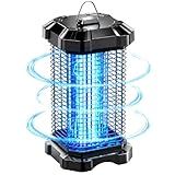 Jawlark Bug Zapper Outdoor, 4200V Electric Mosquito Zapper Indoor, Insect Fly Zapper Waterproof with 5ft Power Cord, Mosquito Killer for Home, Patio, Kitchen, Backyard, Camping, Plug-in