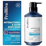 ProBliva Antibacterial Body Wash for Body Acne & Breakouts, Back Acne, Body Odor & Razor Bumps, Daily Body Wash & Body Soap for Oily & Acne-Prone Skin, Men & Women (Body Wash)