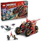 LEGO NINJAGO Ninja Combat Vehicle - 3 in 1 Building Toy - Dragons Rising Play Set for Boys & Girls, Ages 8+ - Model Building Kit for Kids W/6 Ninja Toy Minifigures - Gift Idea for Birthdays - 71844