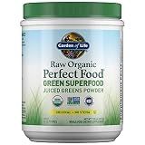 Garden of Life RAW Organic Perfect Food Juiced Greens Powder, 30 Servings